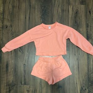 Yogalicious Kids Matching Set in Peach